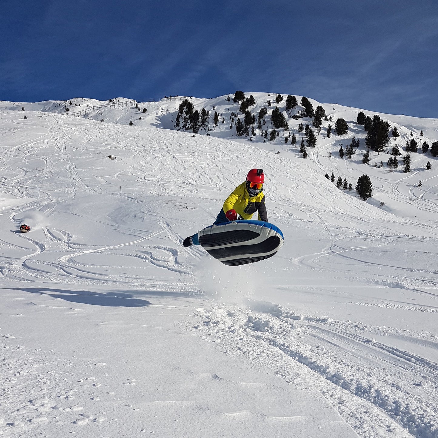 Inflatable sled - Airboard Freeride 100-X - seasonal rental