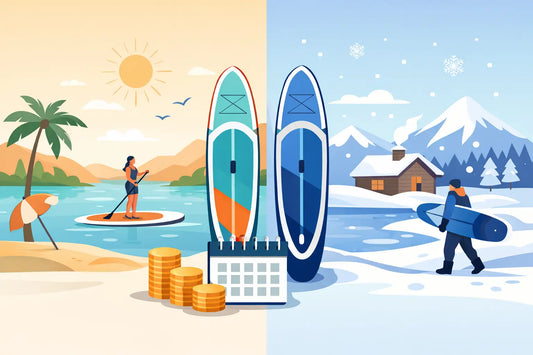 SUP Board Saisonmiete - lohnt sich das?