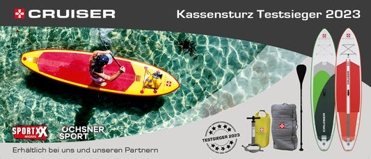 Airboard CRUISER ist Testsieger im Kassensturz-Test vom Juni 2023