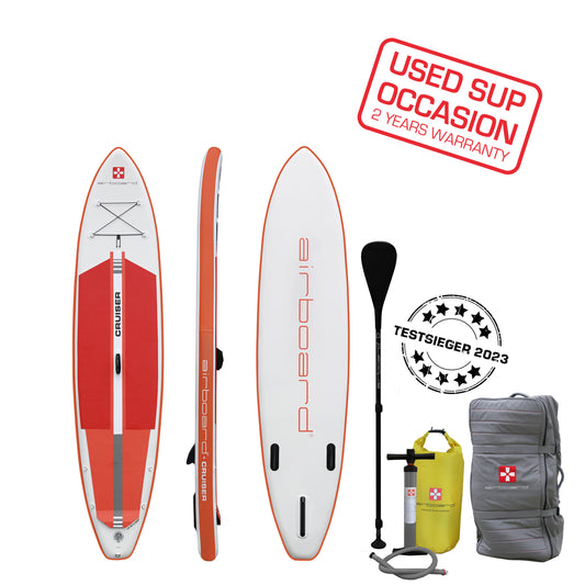 Airboard CRUISER 11'2'' Red - Occasion, 2 Jahre Garantie