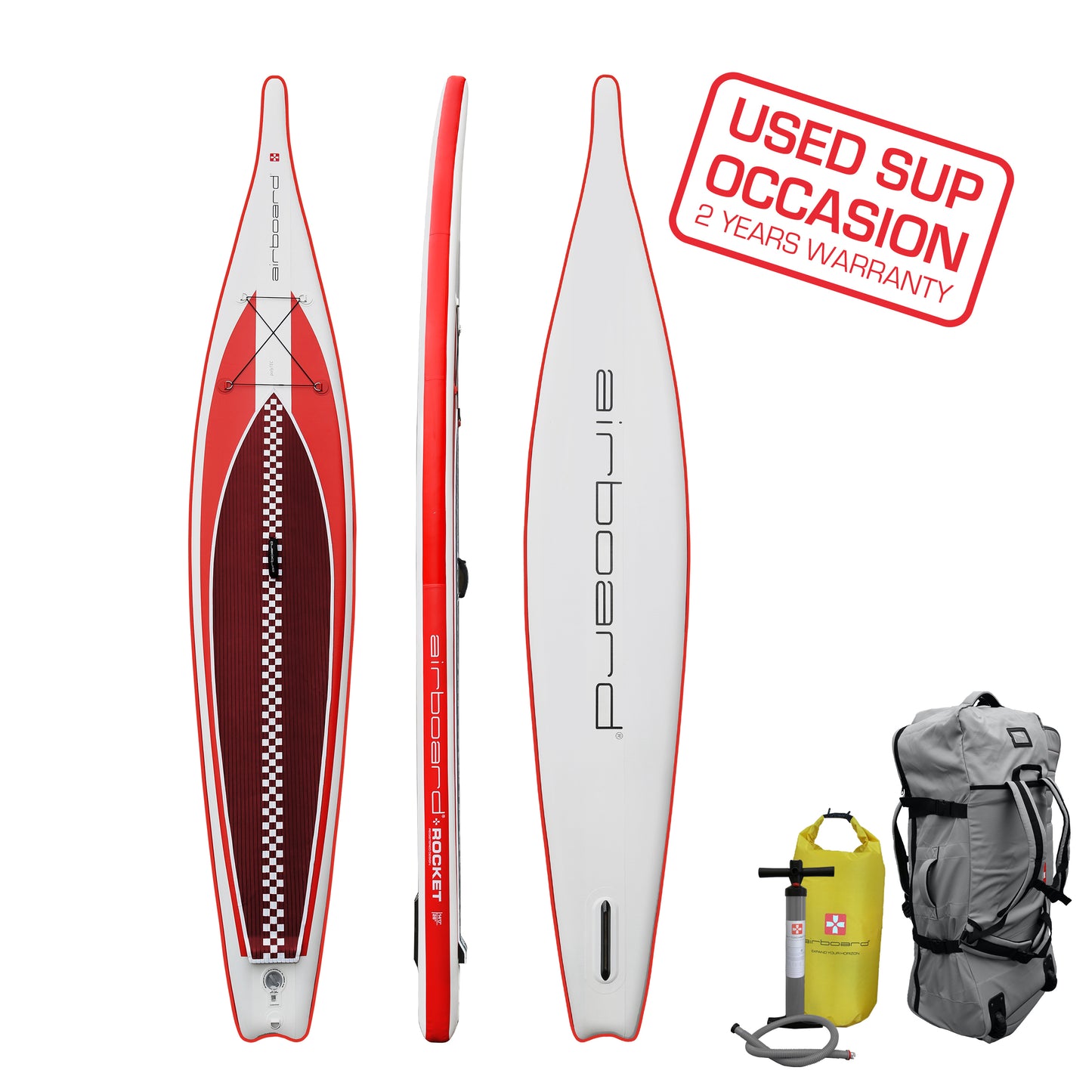 Airboard ROCKET 14'0'' Red - Demo-SUP