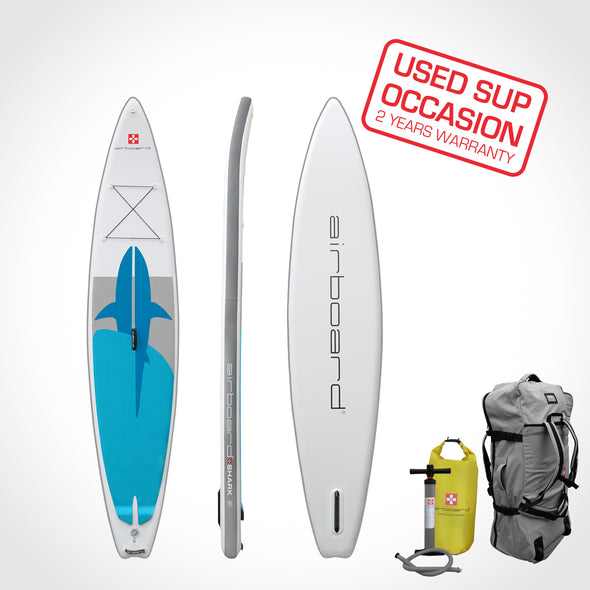 Airboard SHARK 12'6'' Cyan-Gray - Occasion