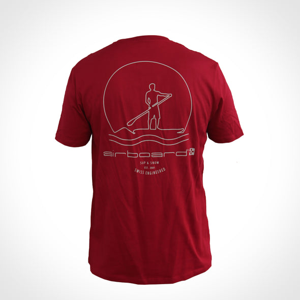 Airboard T-Shirt SUP & Snow ruby
