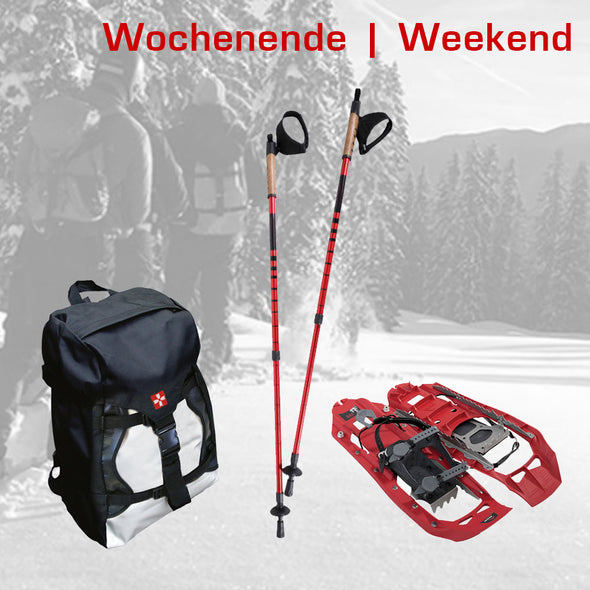 Rental snowshoe incl. Sticks and Backpack - Weekend